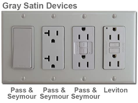 light gray outlets and switches